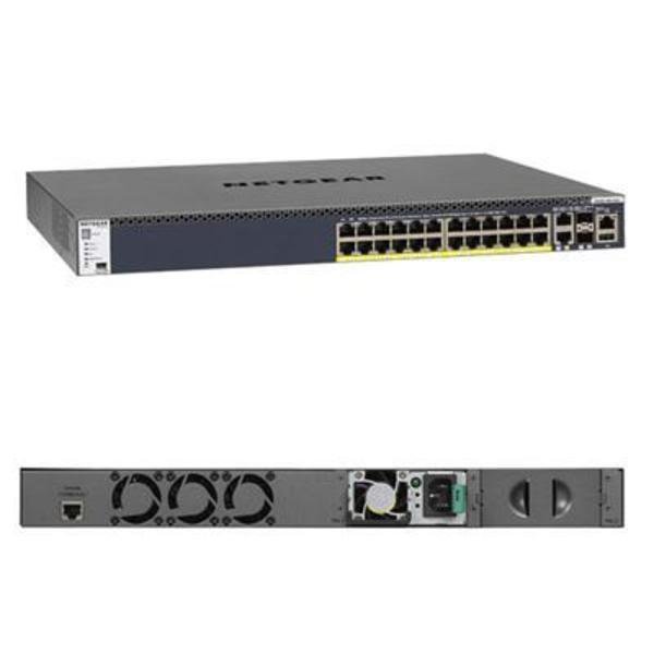 M4300 28G Poe Mnged Swt W1000W, Netgear, Mfr#: GSM4328PB-100NES
